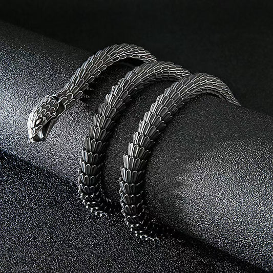 New Arrival Europe And America Creative Cast Snake Scales Men's Bracelet