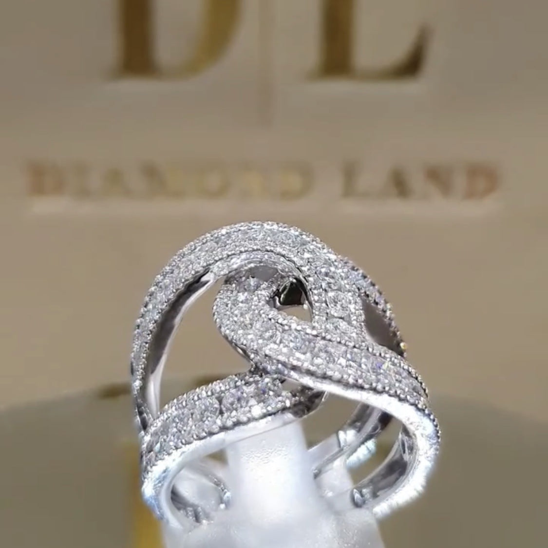 Women's DL Ring Popular Alloy Ornament